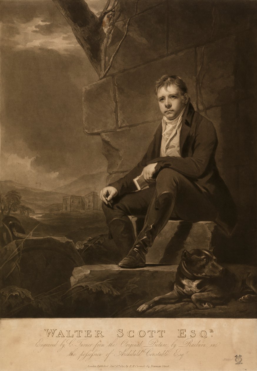 Sir Walter Scott av Charles Turner