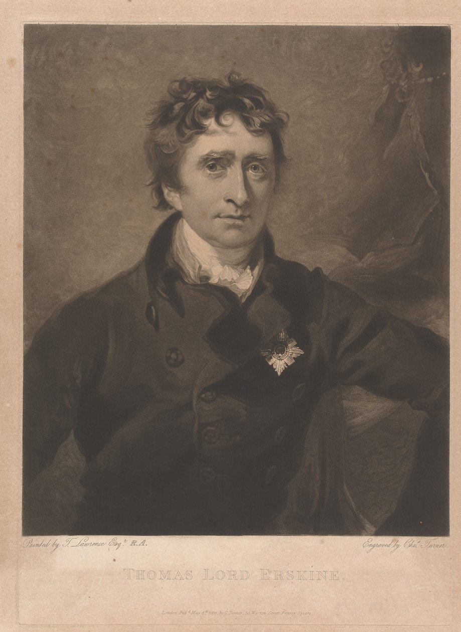 Thomas Erskine, 1:e baron Erskine av Charles Turner