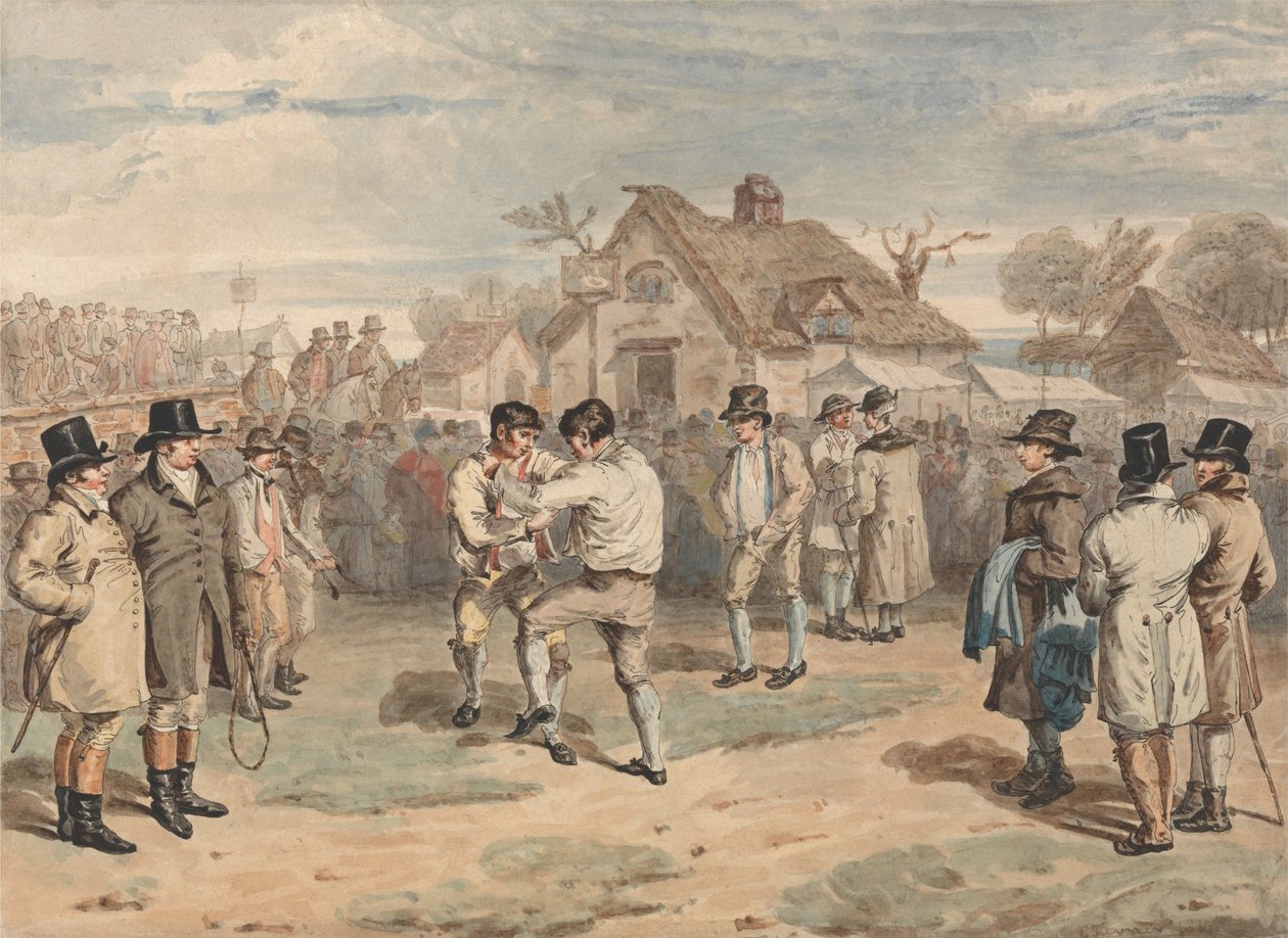 Brottning av Charles Turner