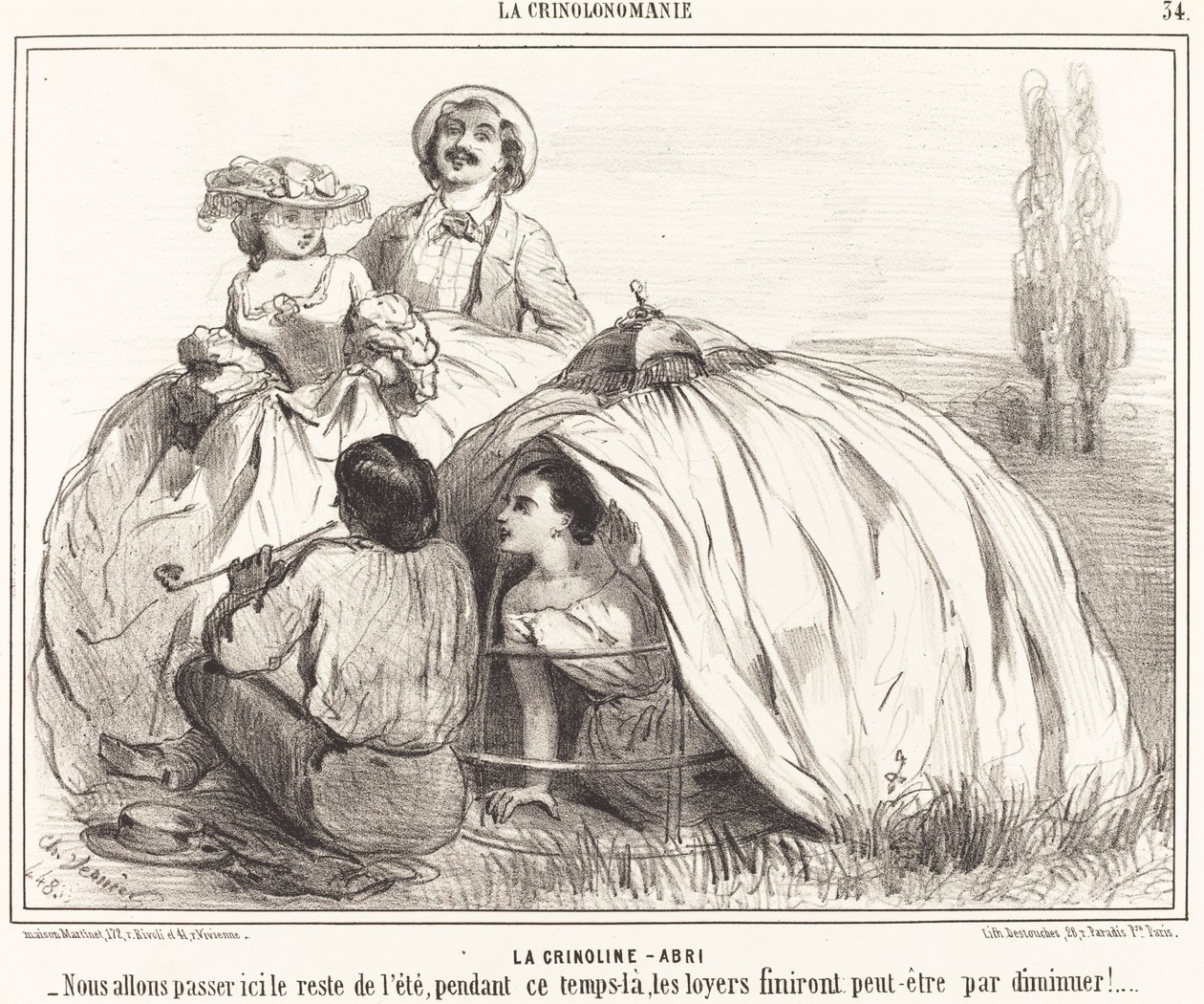 The Crinoline-Abri av Charles Vernier