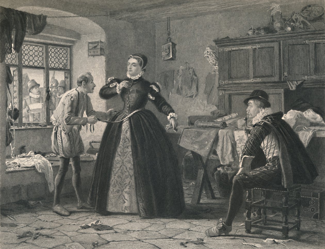 The Ladys Tailor King Henry IV - Andra delen, c1870 av Charles W. Sharpe