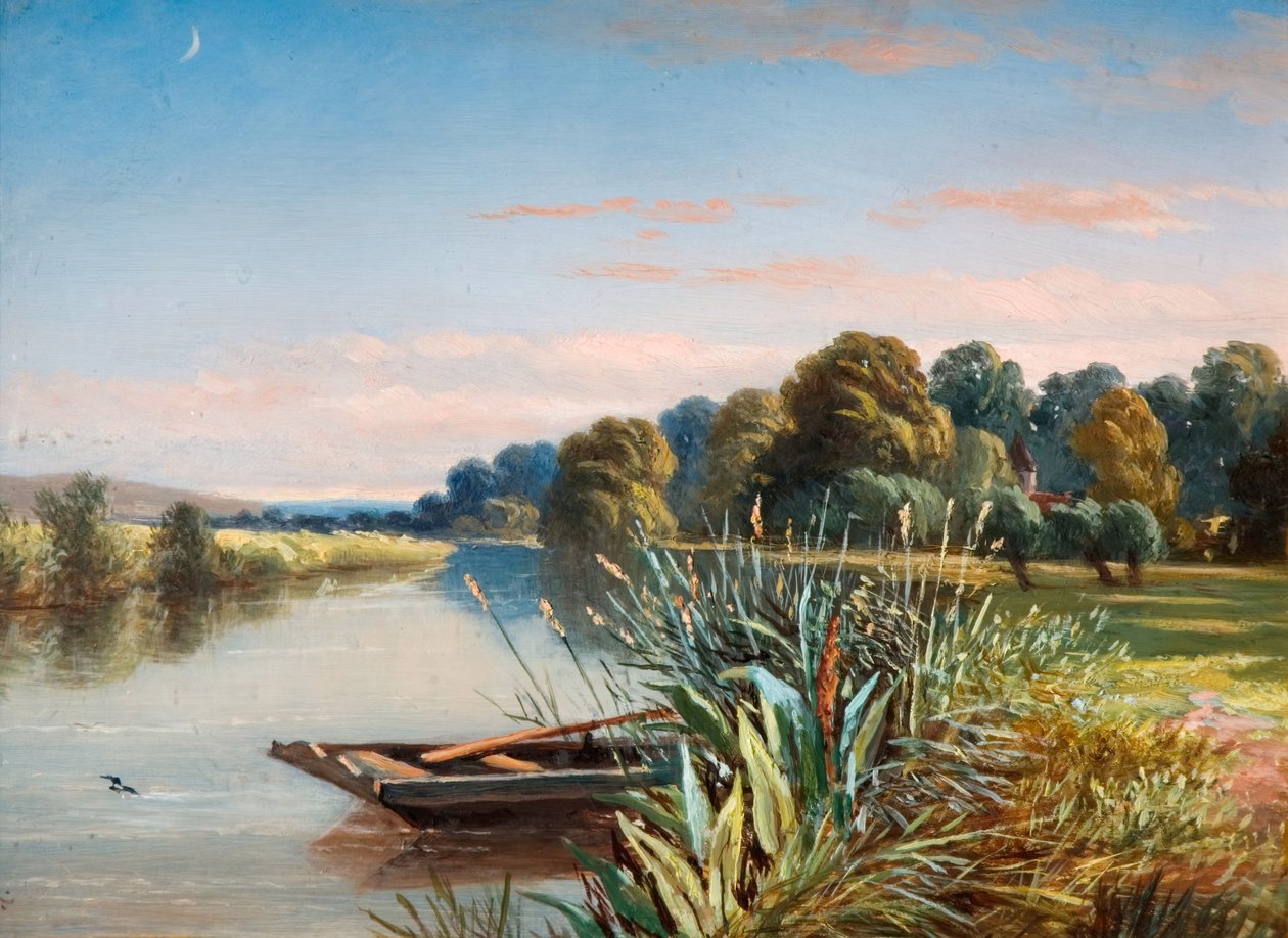 River Scene, 1880. av Charles Walter Radclyffe