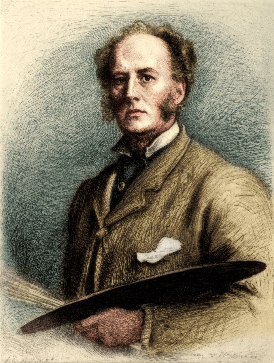 John Everett Millais, brittisk konstnär, c1880-1882 av Charles Waltner