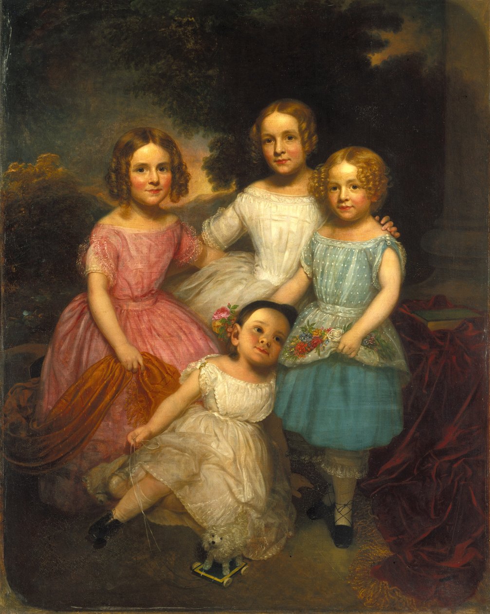 Adrian Baucker Holmes barn, ca 1850 av Charles Wesley Jarvis