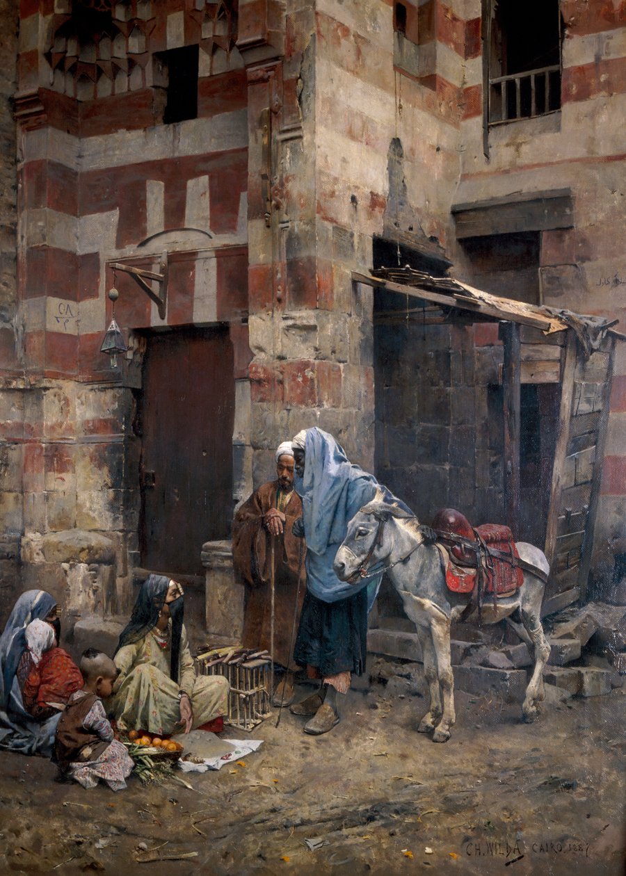 "Spådom", 1887 av Charles Wilda