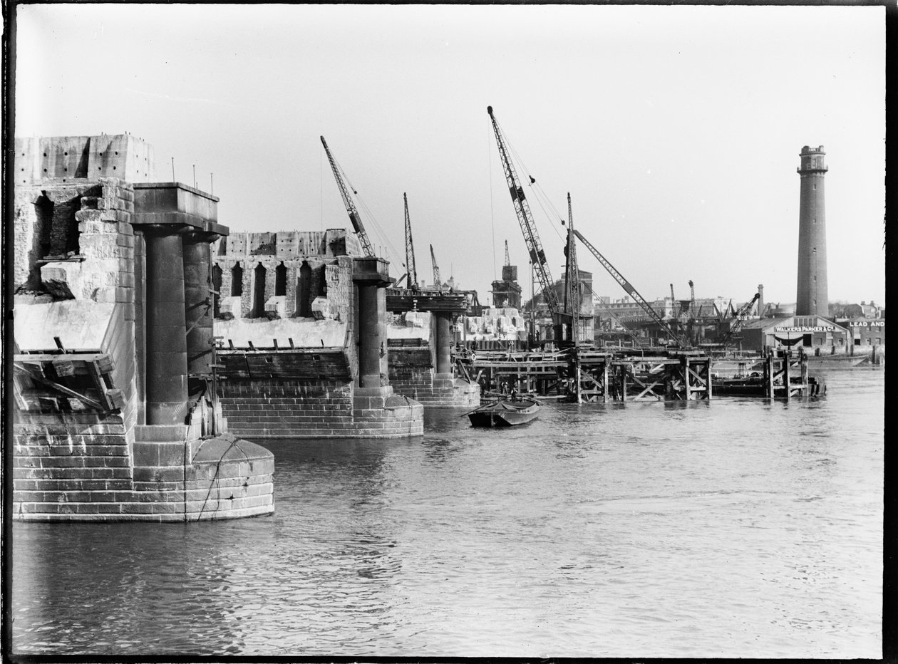Rivning av Waterloo Bridge, Lambeth, Greater London Authority, 1936. av Charles William Prickett