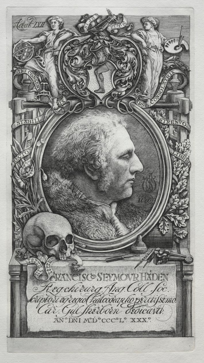 Hadeniana - Portrait of Sir Francis Seymour Haden av Charles William Sherborn