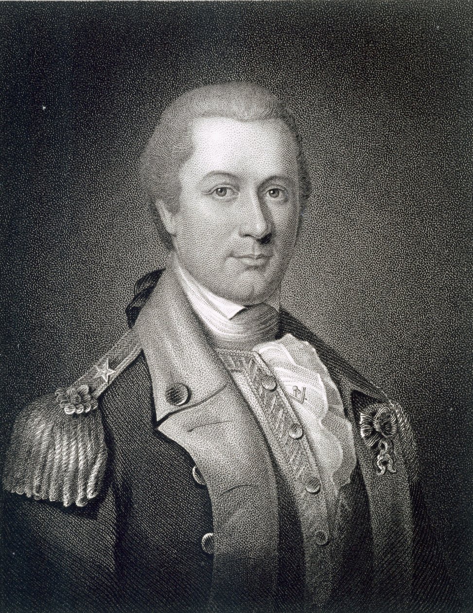 General Otho Holland Williams (1749-94) graverad av James Barton Longacre (1794-1869) av Charles Willson Peale