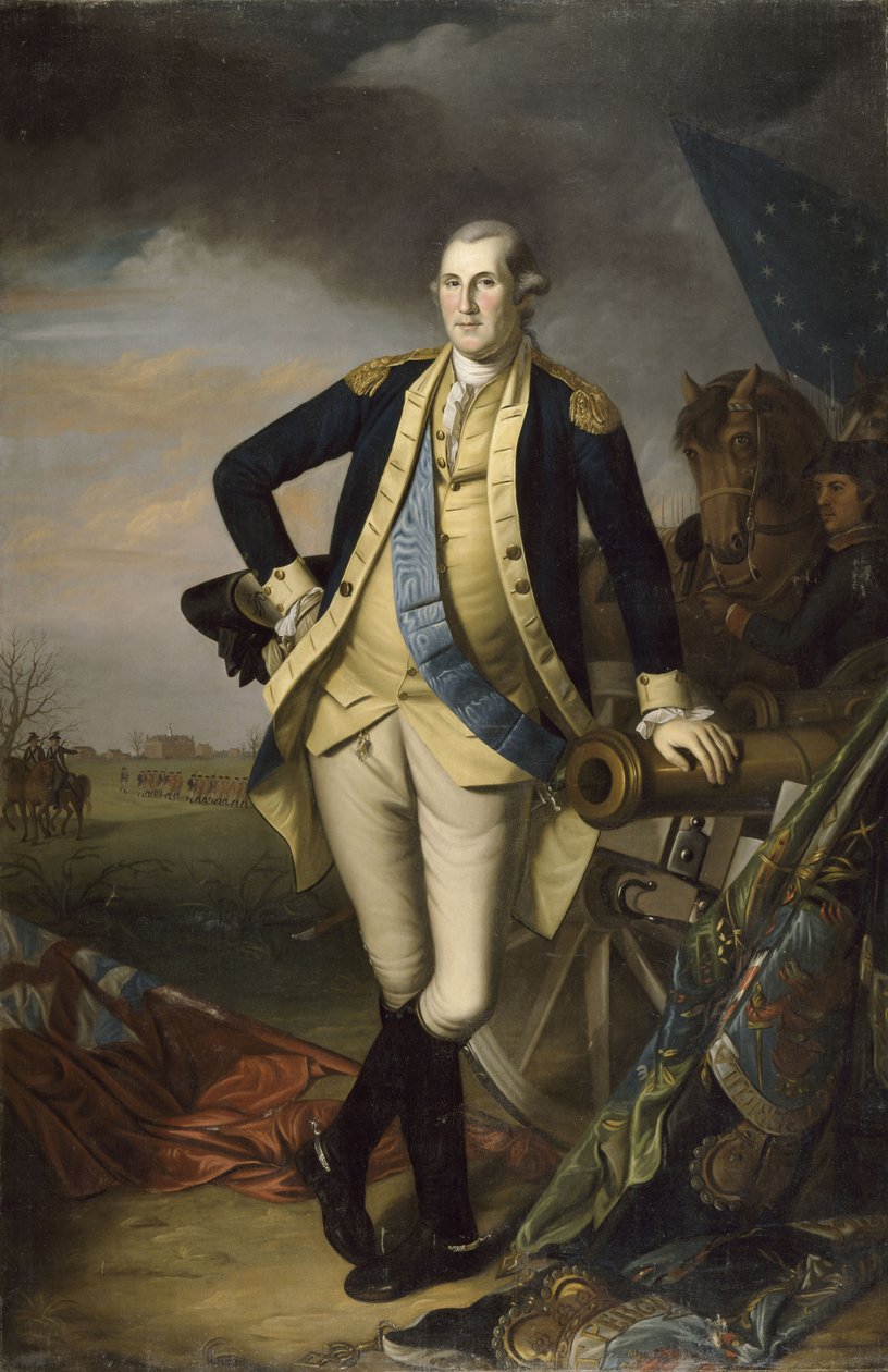 George Washington efter slaget vid Princeton den 3 januari 1777 av Charles Willson Peale
