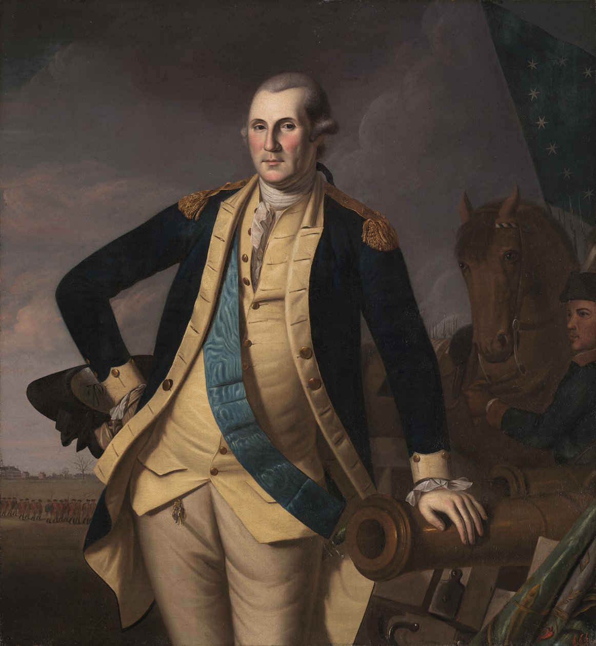 George Washington i slaget vid Princeton av Charles Willson Peale