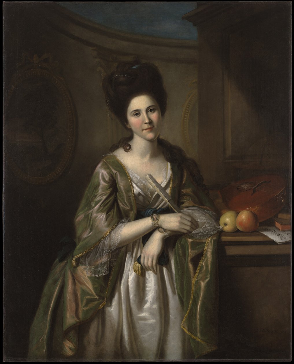 Mrs Walter Stewart, 1782 av Charles Willson Peale