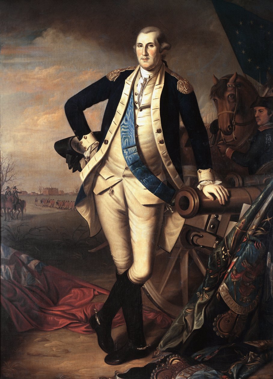Porträtt av George Washington efter slaget vid Princeton, 3 januari av Charles Willson Peale