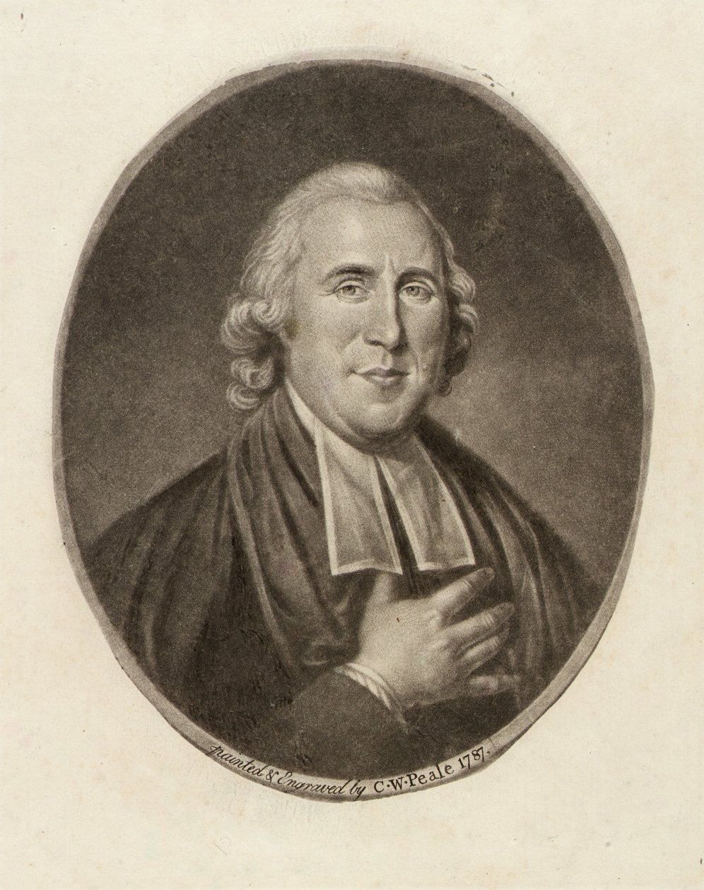 Pastor Joseph Pilmore av Charles Willson Peale