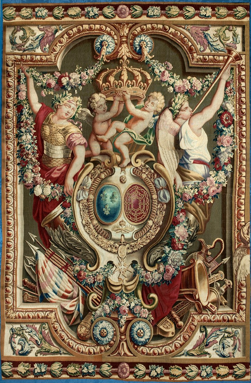 The Portiere of the Famous, från Gobelins Tapestry Factory, 1722-28 av Charles after Le Brun