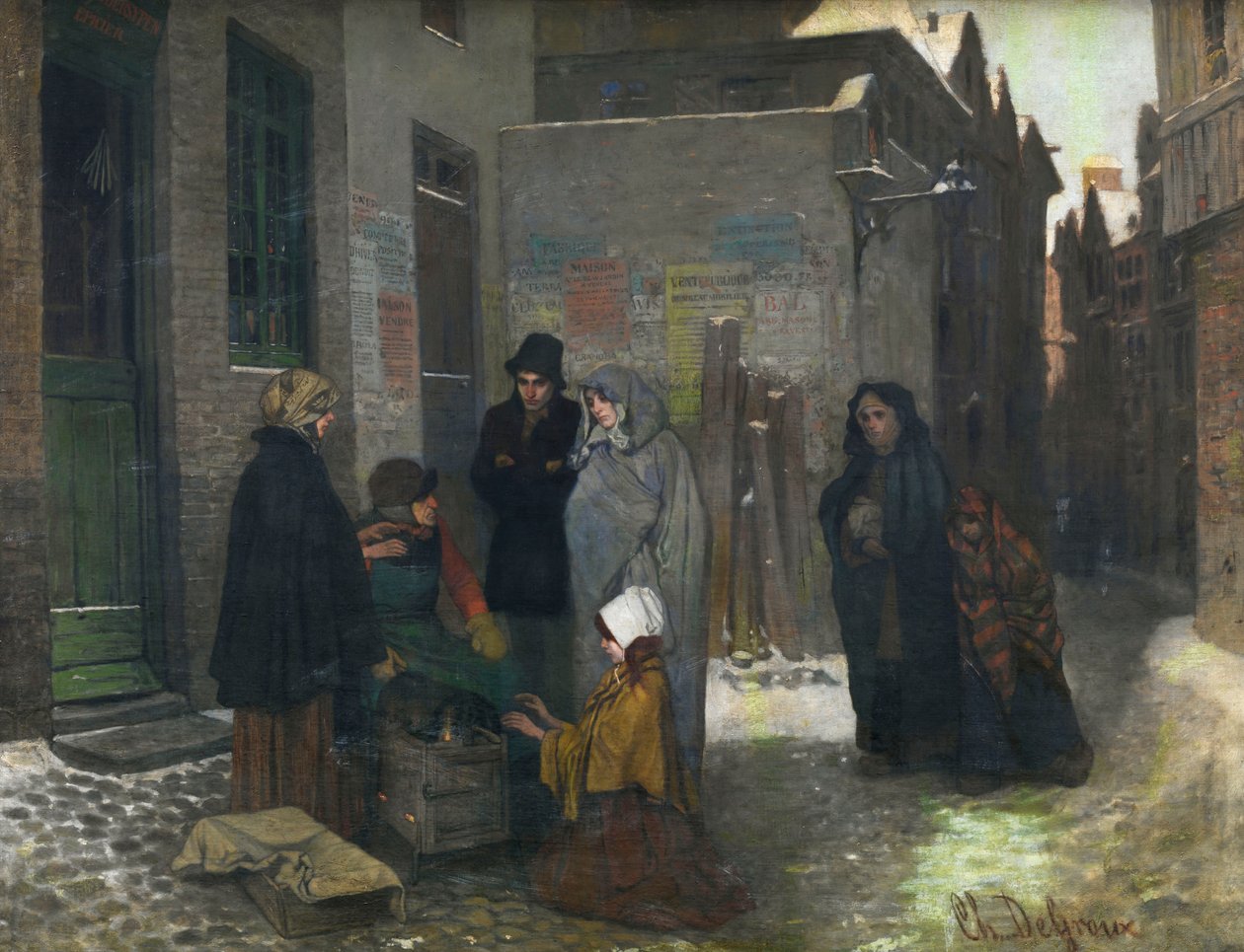 Kaffebristen av Charles de (1825 70) Groux