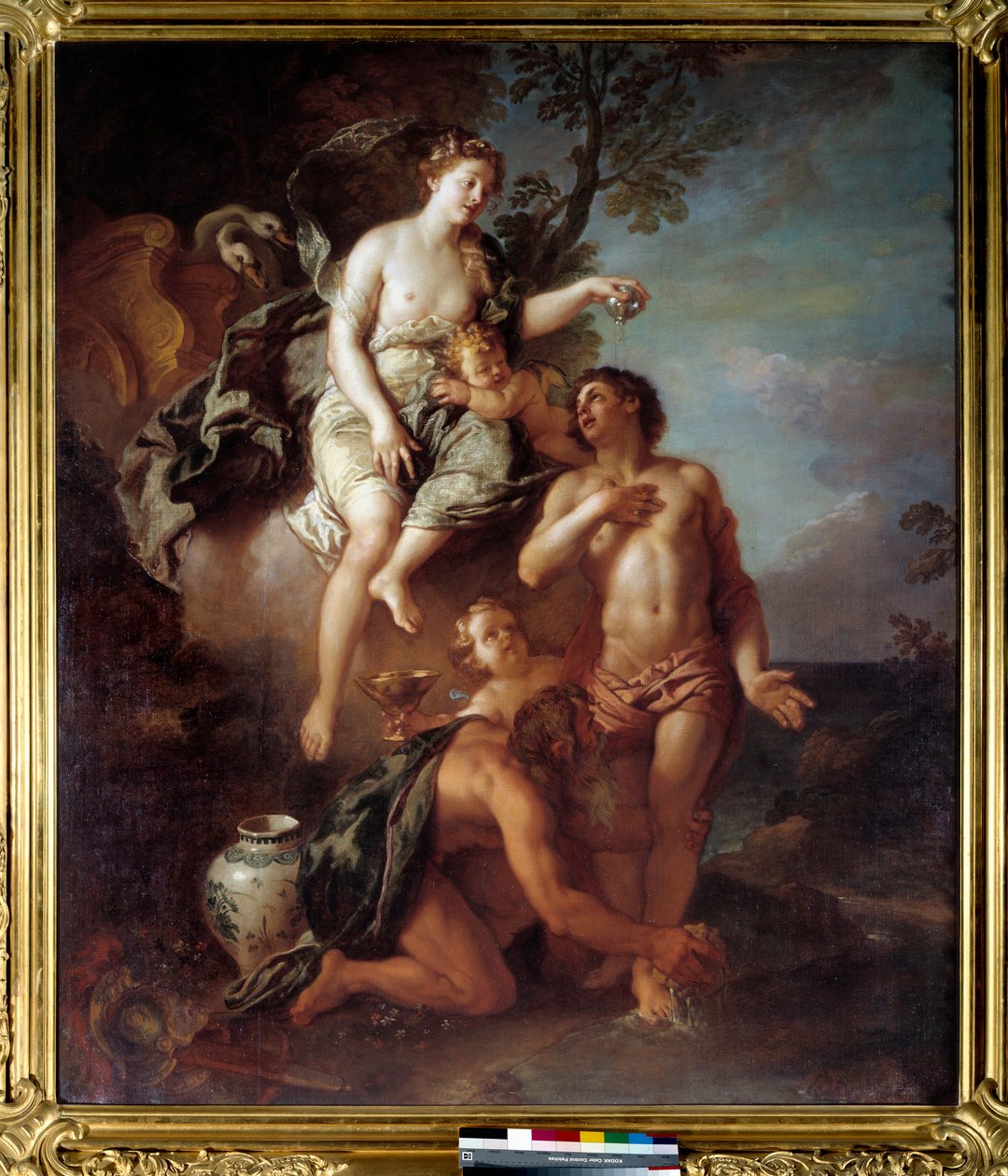 Enees gudomlighet. Målning av Charles De Lafosse (1636-1716) av Charles de Lafosse