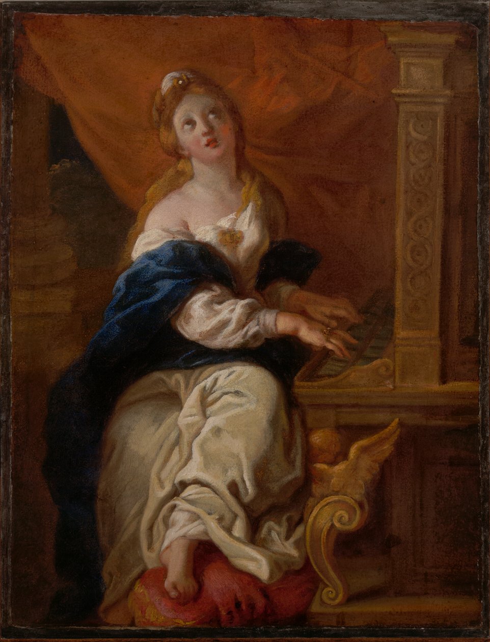 Heliga Cecilia av Charles de la Fosse