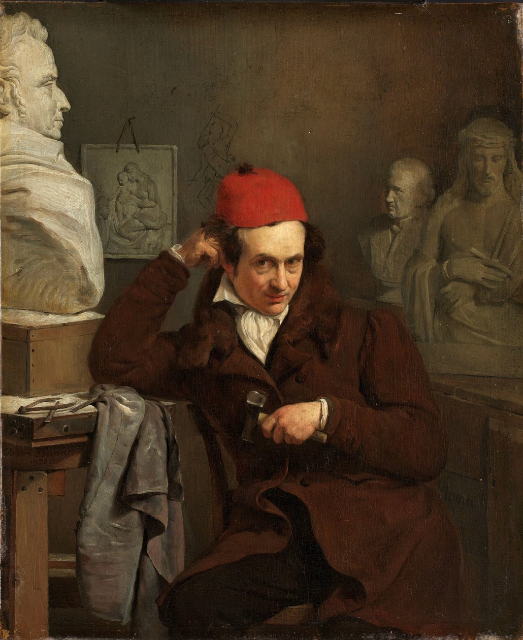 Porträtt av Louis Royer Porträtt av Louis Royer (1793-1868). Skulptör av Charles van Beveren