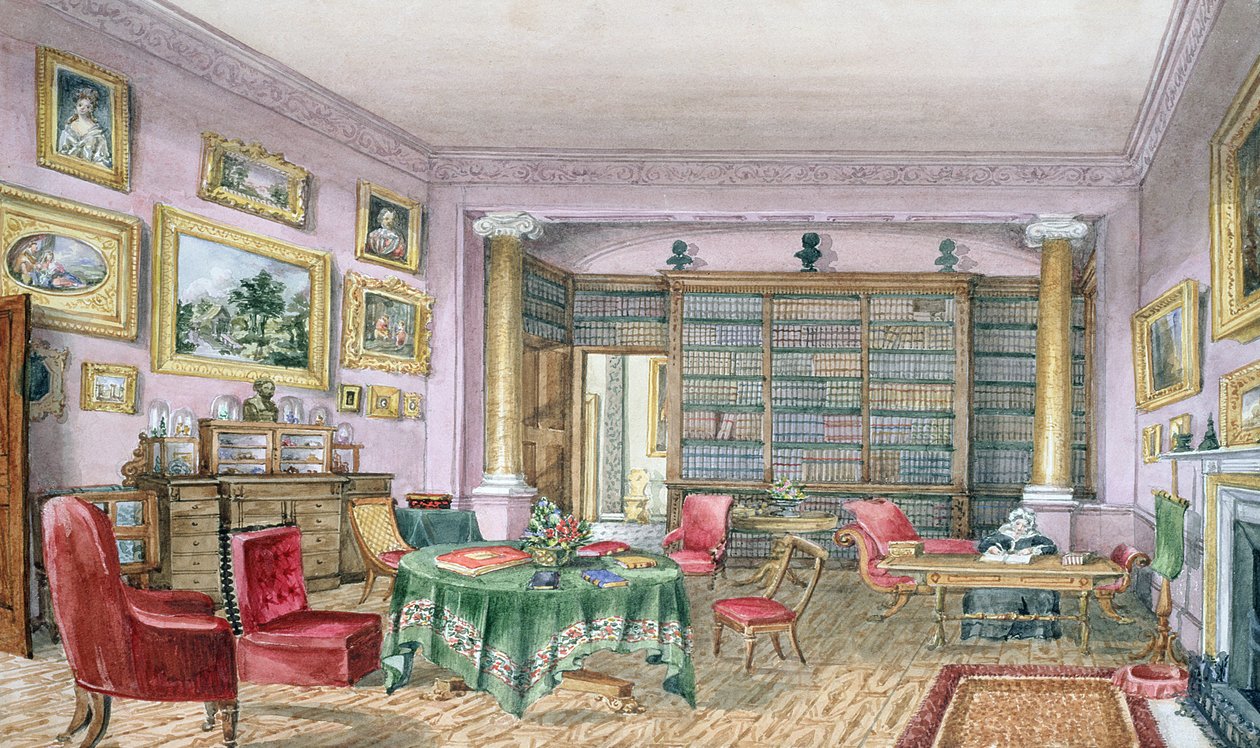 Bibliotek, Vinters, f.16 från ett 