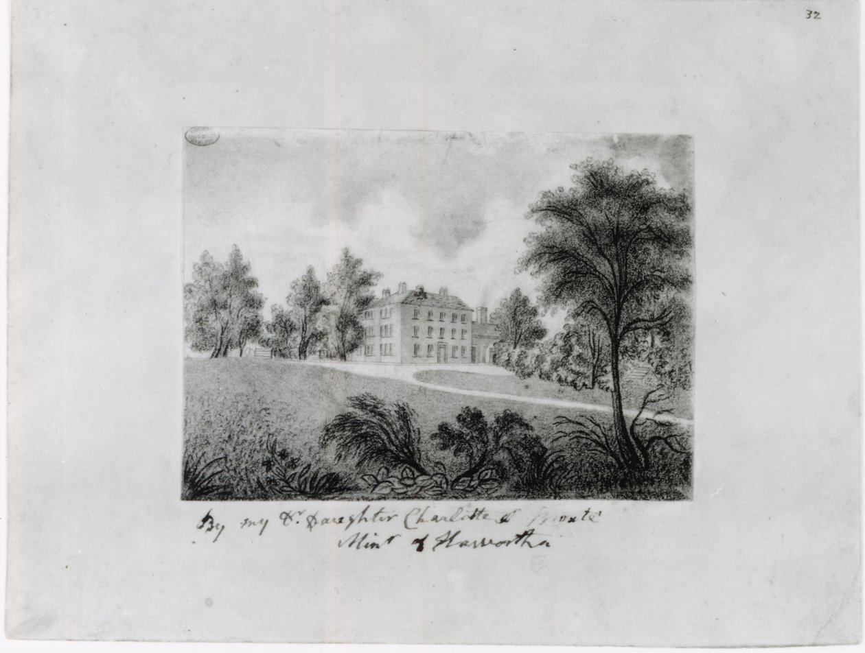 The Roe Head School, ca 1831-32 (conte på papper) av Charlotte Bronte