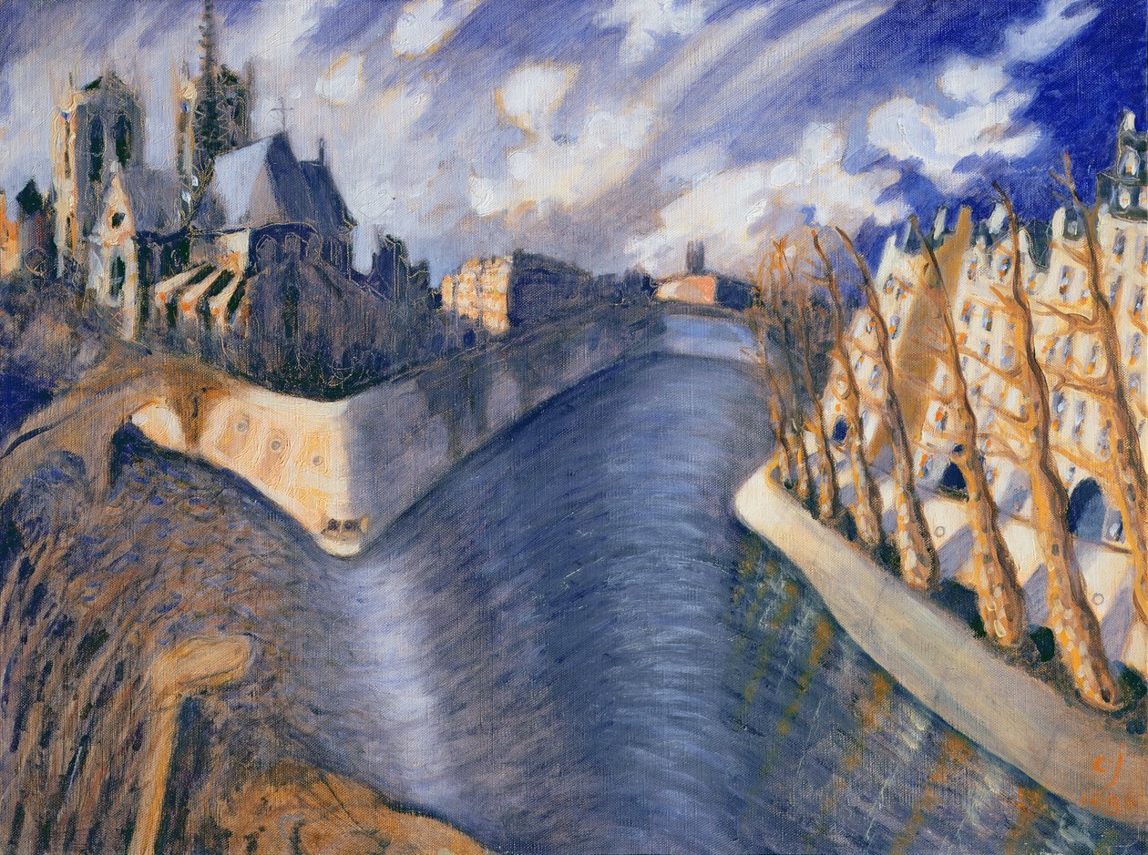 Notre Dame-katedralen, Paris, 1986 av Charlotte Johnson Wahl