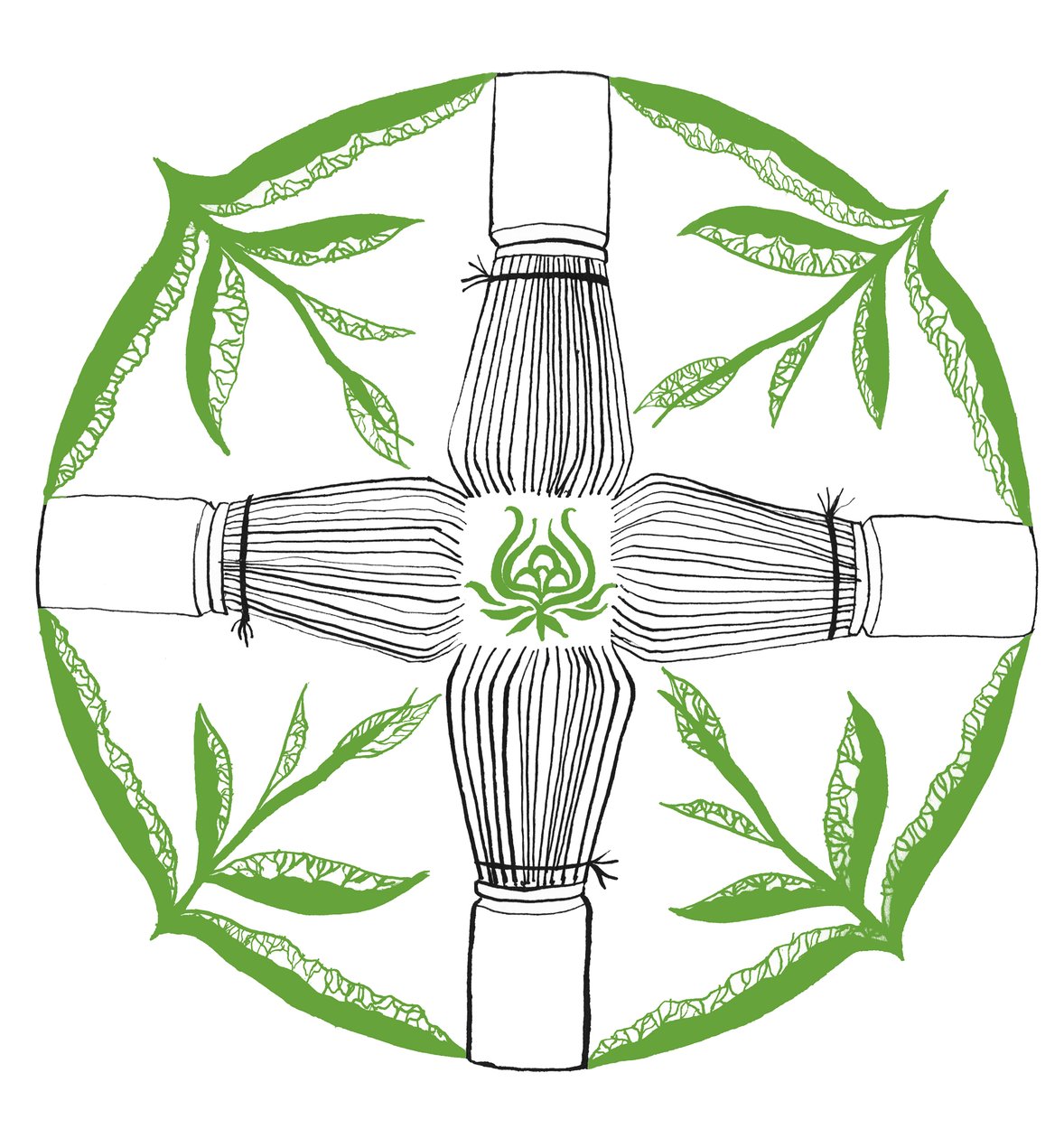 Match Logo, 2018 (penna och bläck) av Charlotte Orr