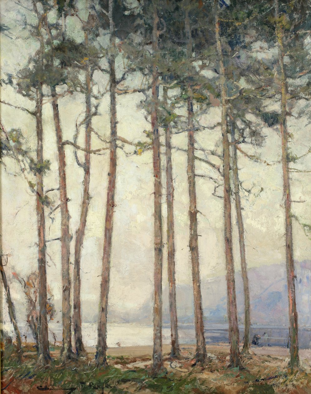 Phantom Lake (olja) av Chauncey Foster Ryder