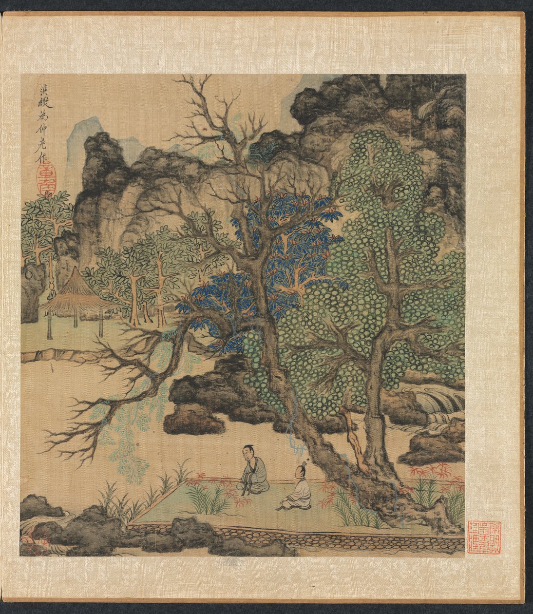 Målningar efter forntida mästare: Forskare i en trädgård, 1598-1652. av Chen Hongshou