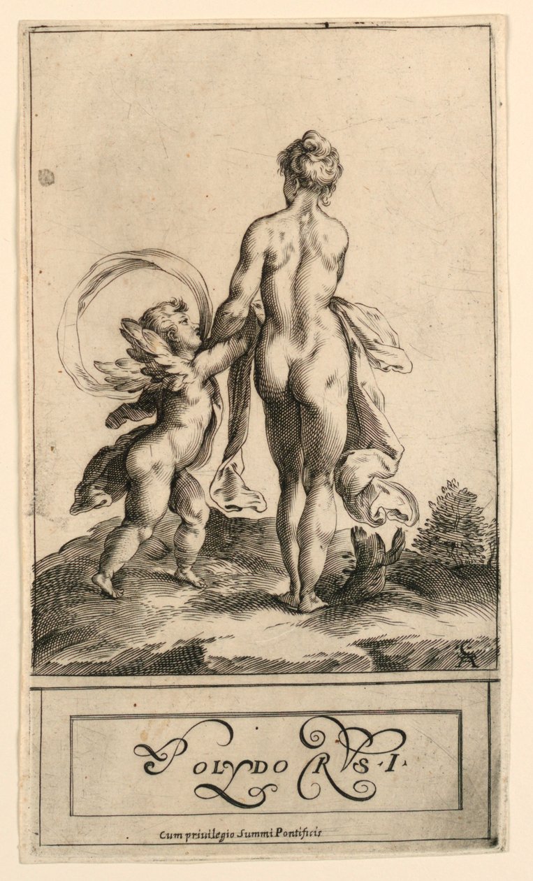 Venus och Amor av Cherubino Alberti