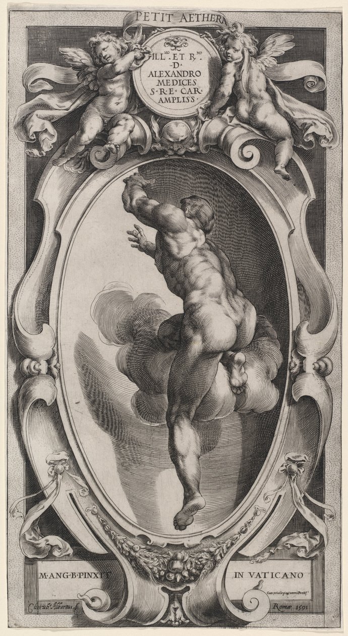 En välsignad Ande av Cherubino Alberti after Michelangelo