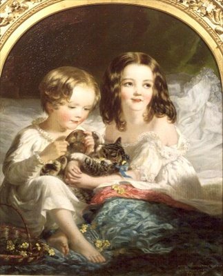 Porträtt av Hon. Frederick och Jean Orde-Powlett av Chevalier Louis William Desanges