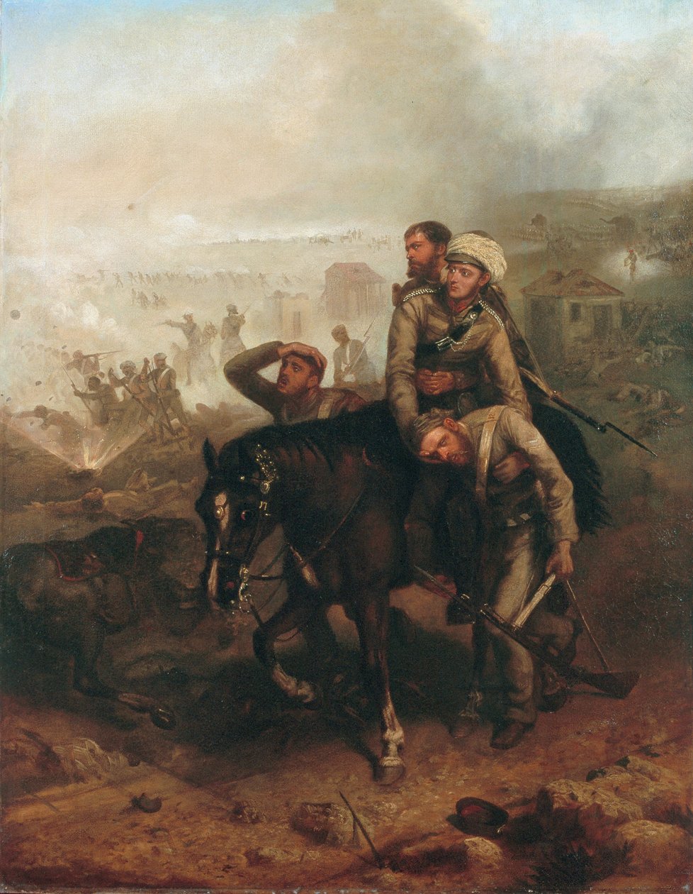 Löjtnant William George Cubitt (1835-1903) som fick Victoriakorset i Lucknow under det indiska myteriet den 30 juni 1857, omkring 1860. av Chevalier Louis William Desanges