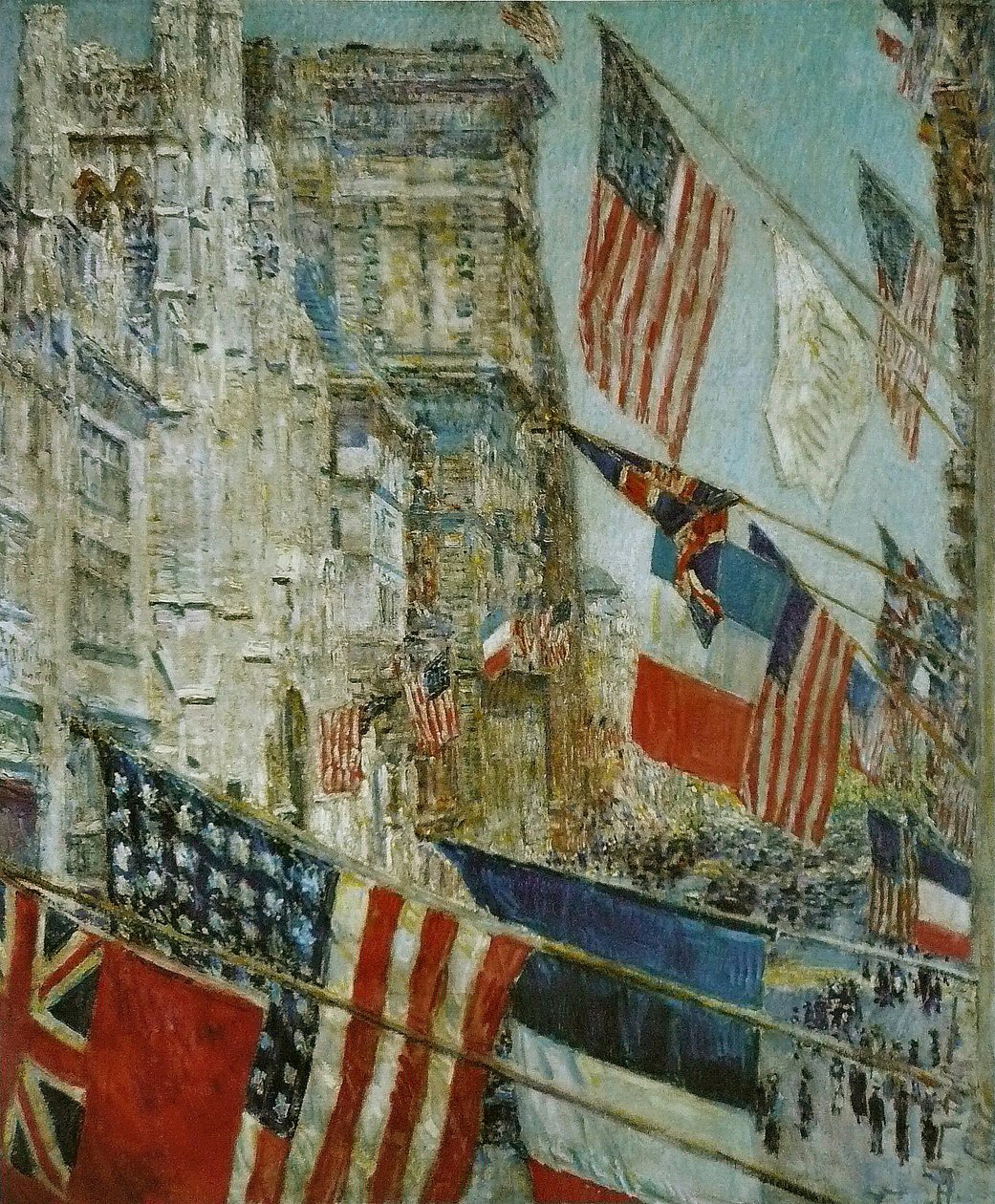 Allies Day, May 1917Jour des Allies, mai 1917n av Childe Hassam
