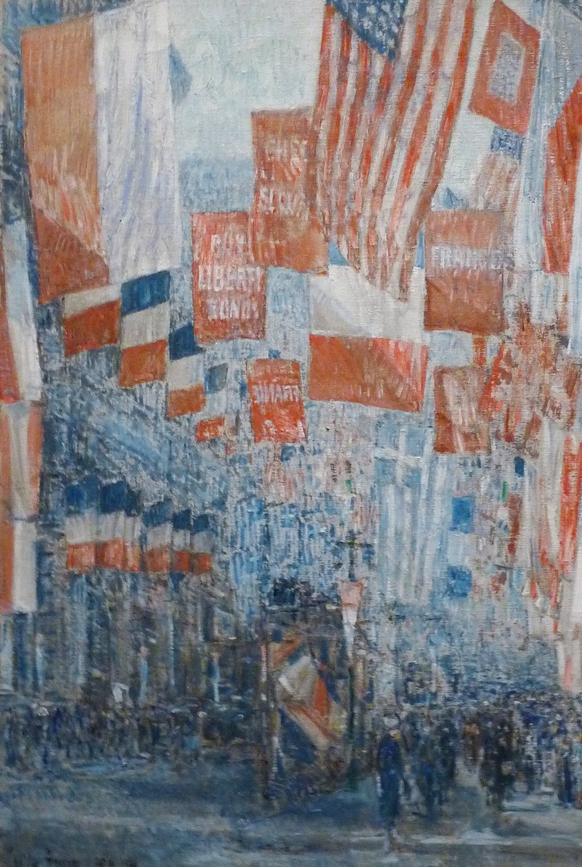 Avenue of the Allies, 5th Avenue, New York  av Childe Hassam
