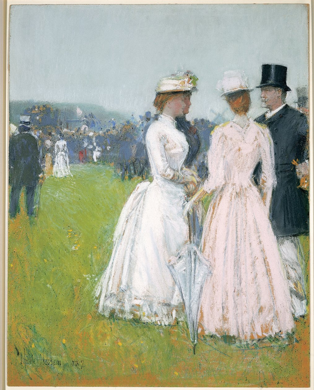 På Grand Prix de Paris av Childe Frederick Hassam