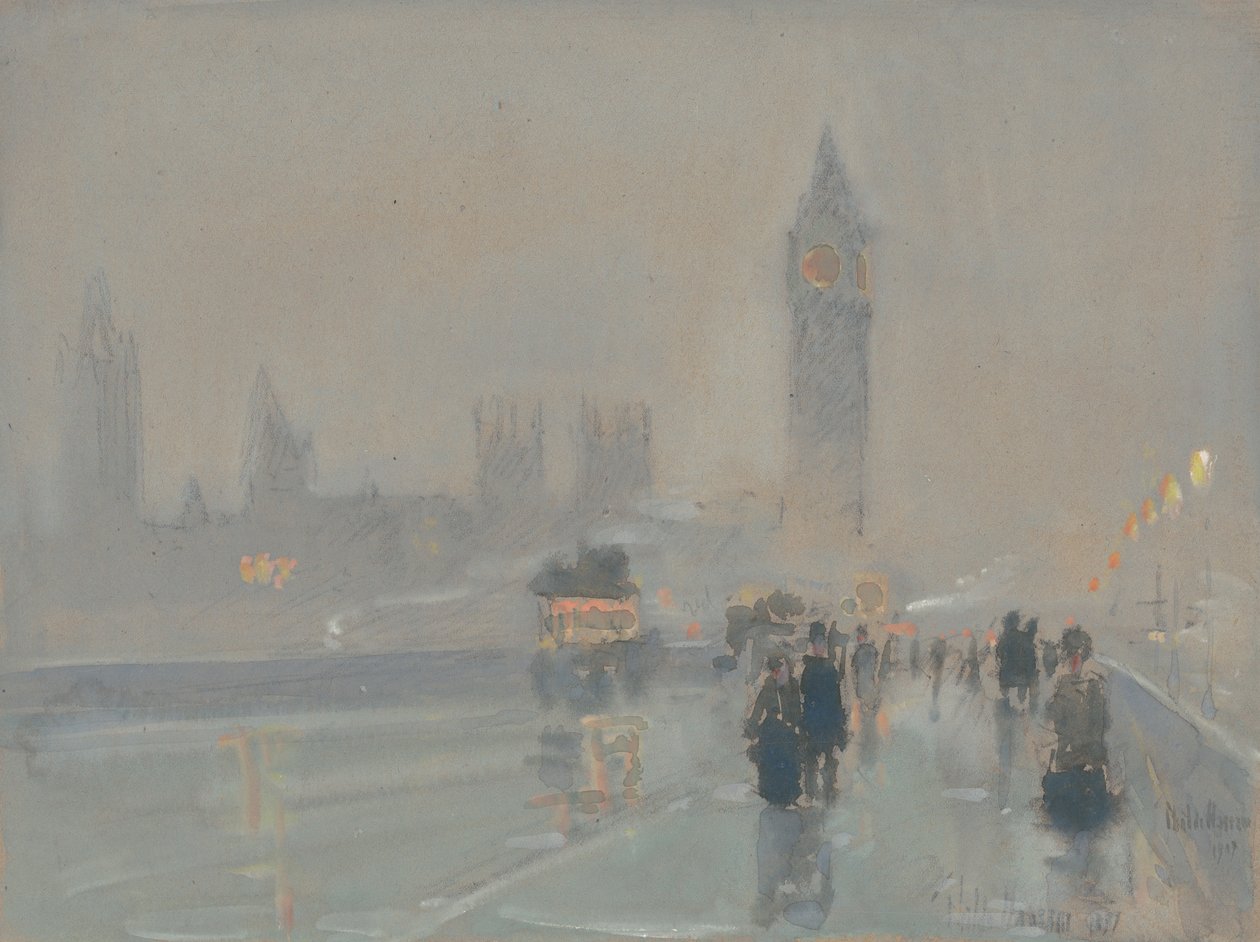 Big Ben av Childe Frederick Hassam