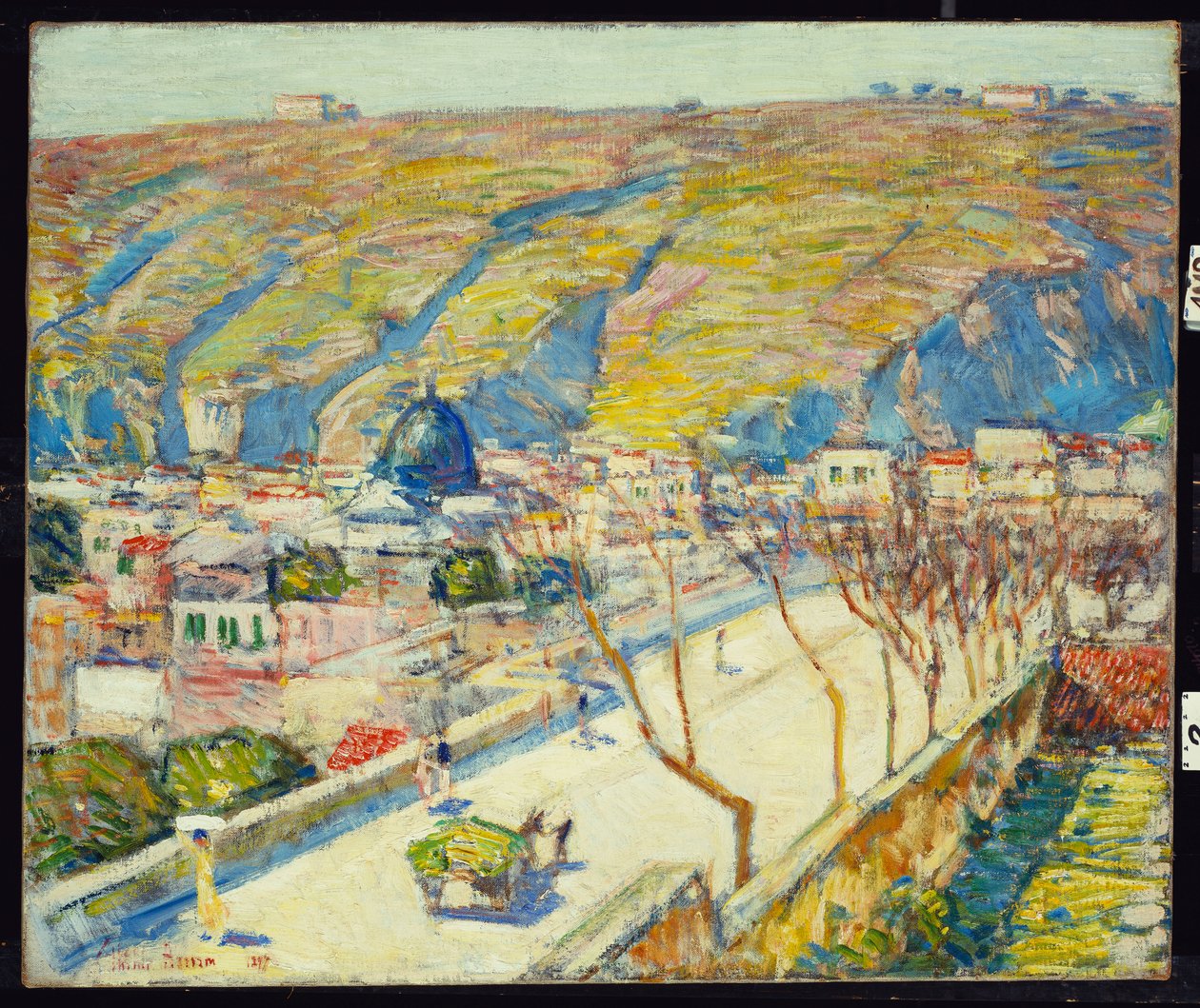 Bron vid Posilippo, Neapel av Childe Frederick Hassam