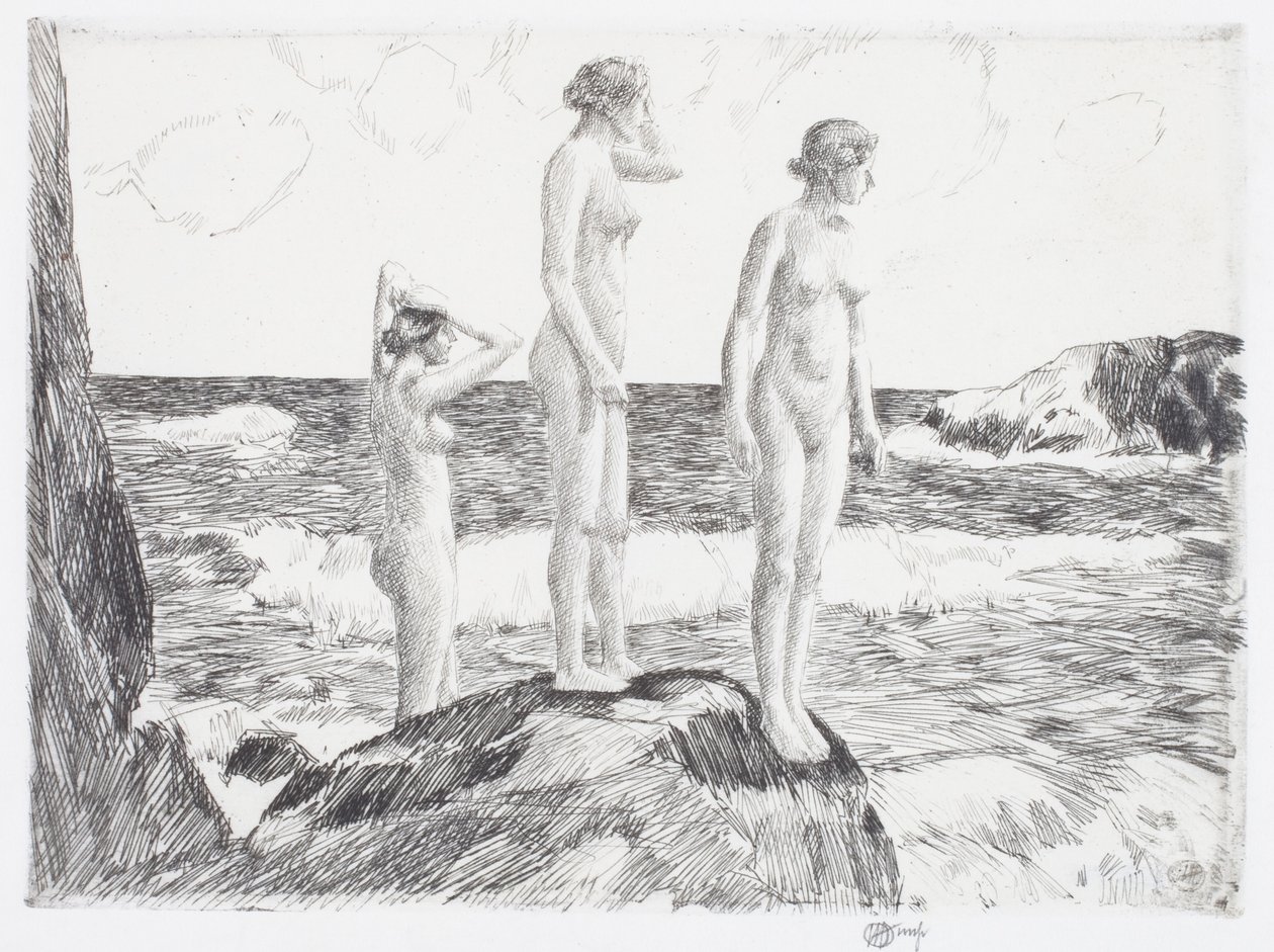 Djuphavsbadare av Childe Frederick Hassam