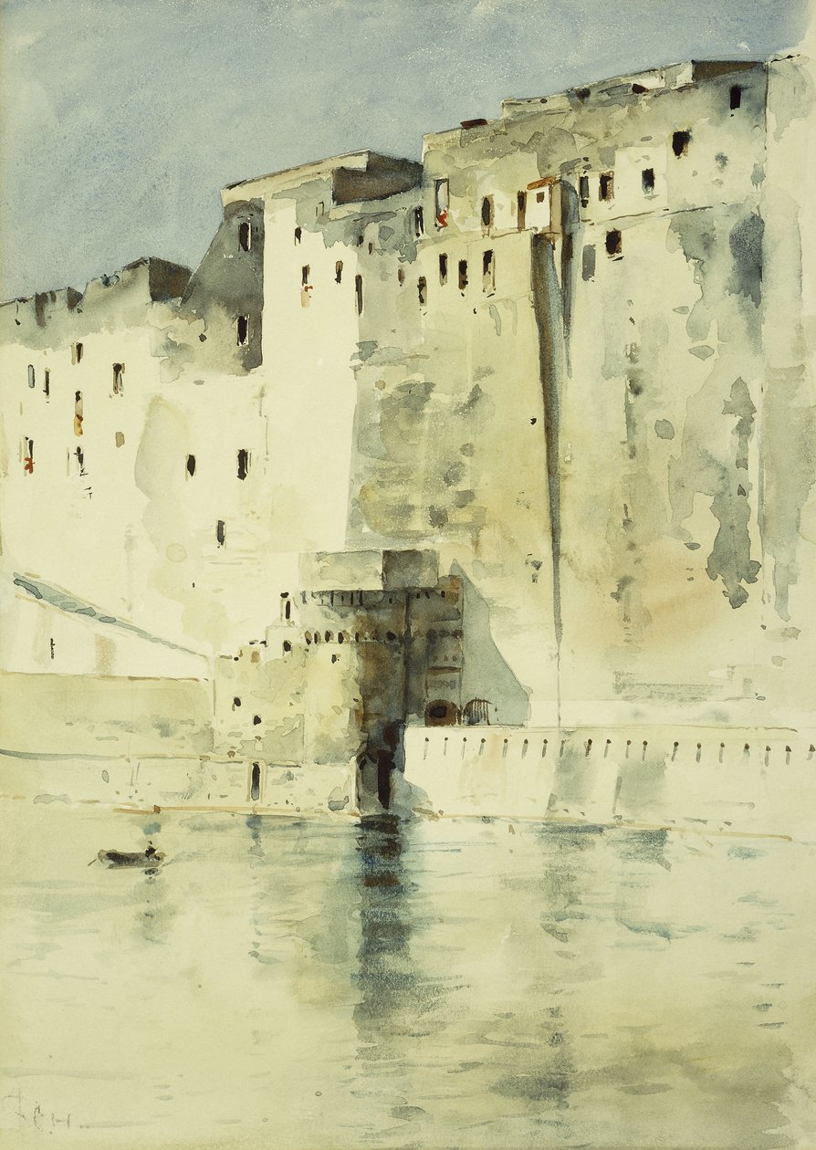 Gamla fästningen Neapel av Childe Frederick Hassam