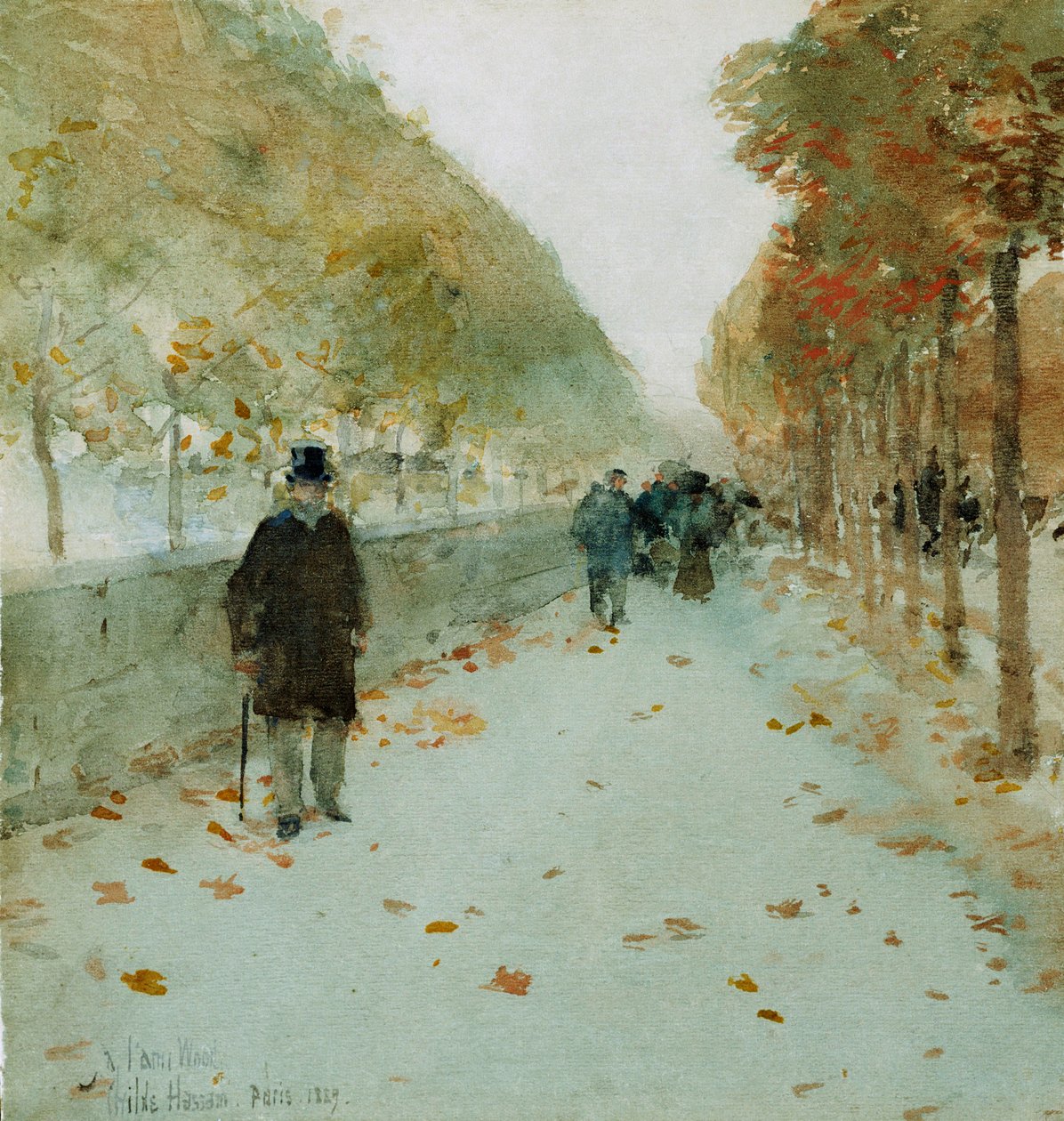 Louvrens kaj av Childe Frederick Hassam