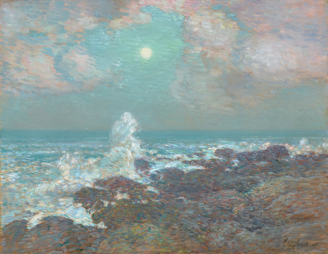 Seascape-Isles of Shoals 1902 (olja på duk) av Childe Frederick Hassam
