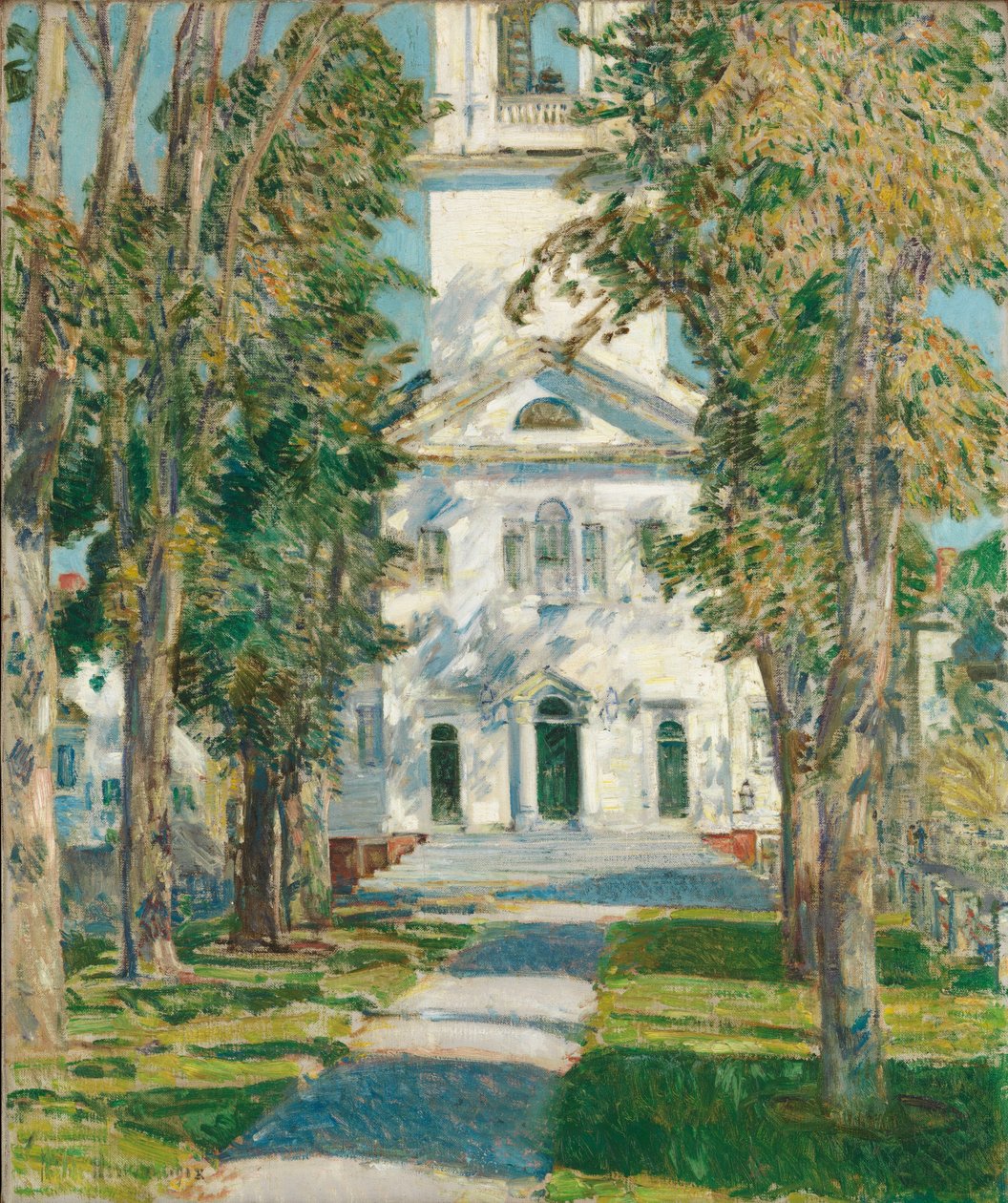 Kyrkan i Gloucester av Childe Frederick Hassam