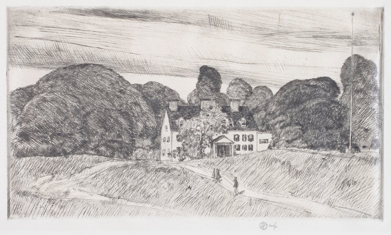 Lion Gardiner herrgård av Childe Frederick Hassam