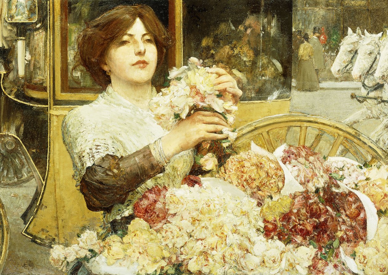Rostjejen av Childe Frederick Hassam