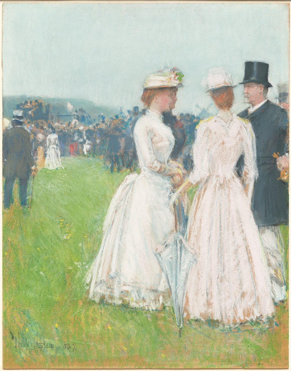 Vid Paris Grand Prix (vid Paris Grand Prix) av Childe Hassam