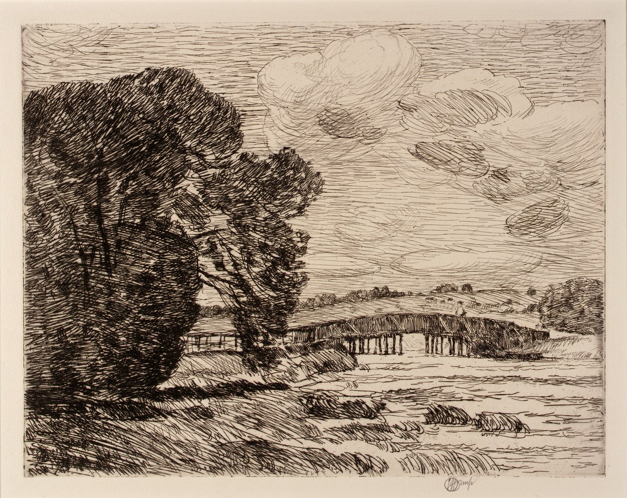 Bron vid Old Lyme av Childe Hassam
