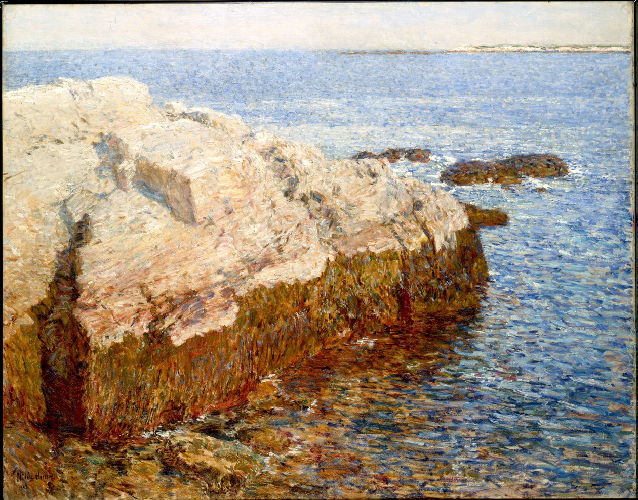 Klippblock - Appledore av Childe Hassam