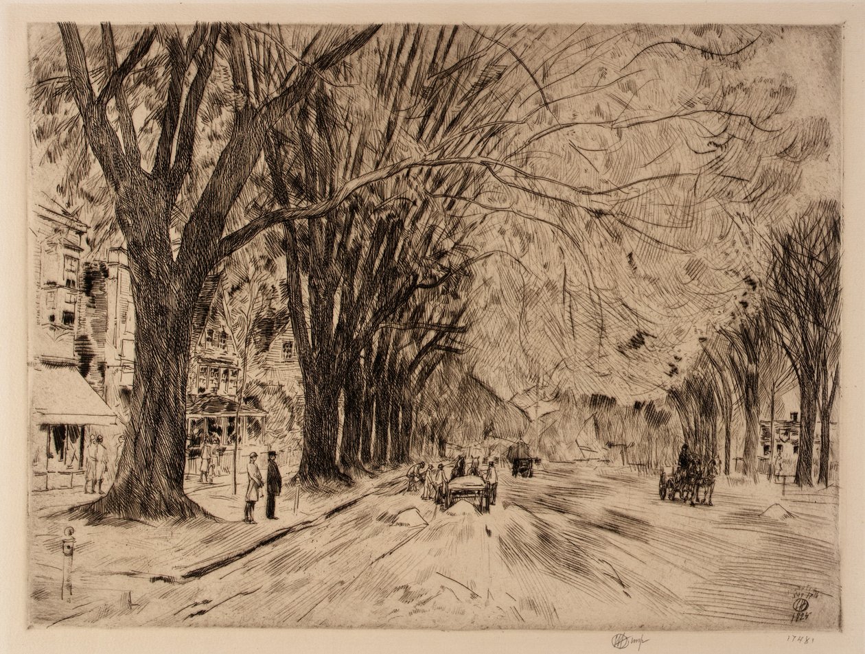Easthampton Alms i maj av Childe Hassam