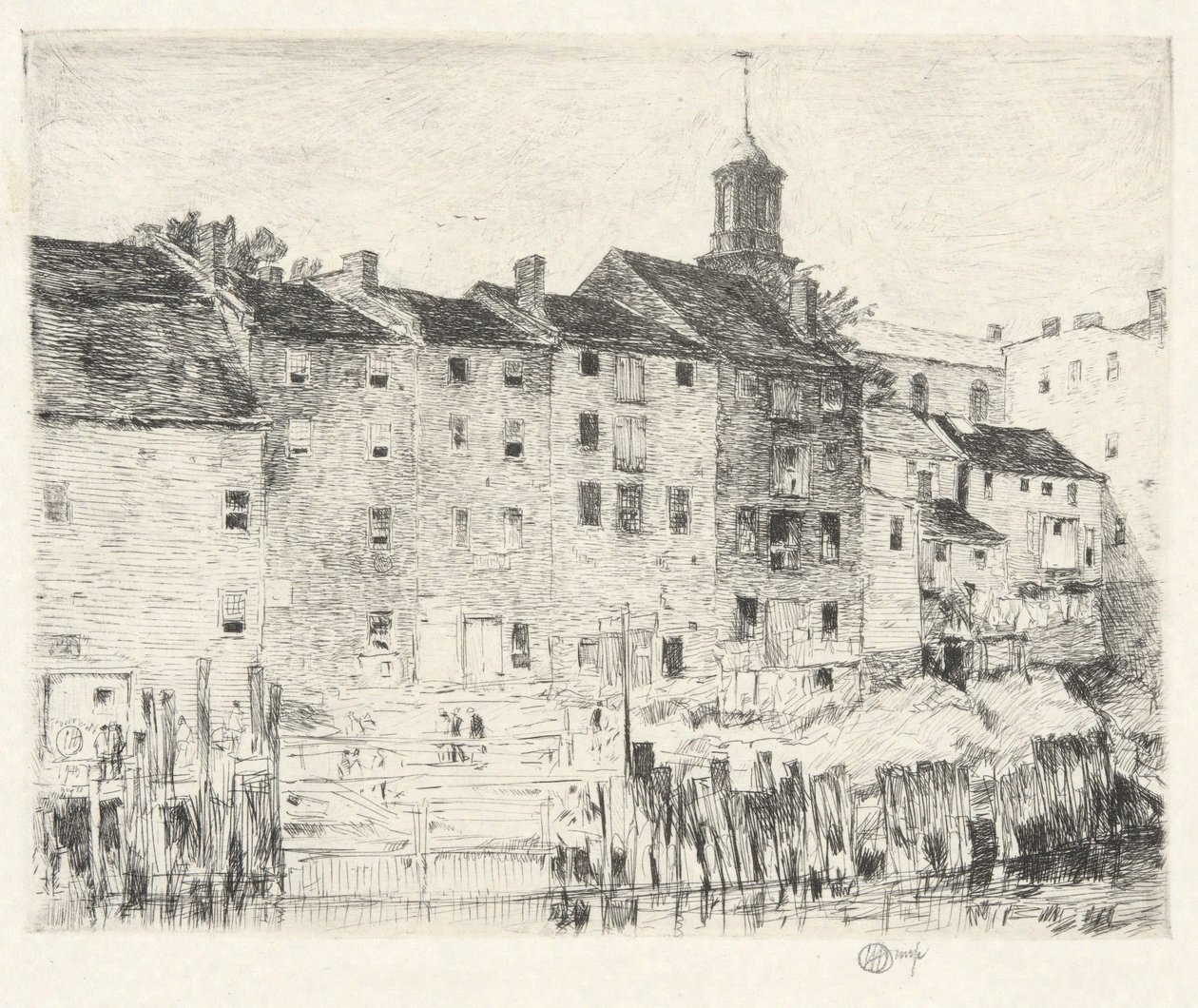 Gamla lager, Portsmouth av Childe Hassam