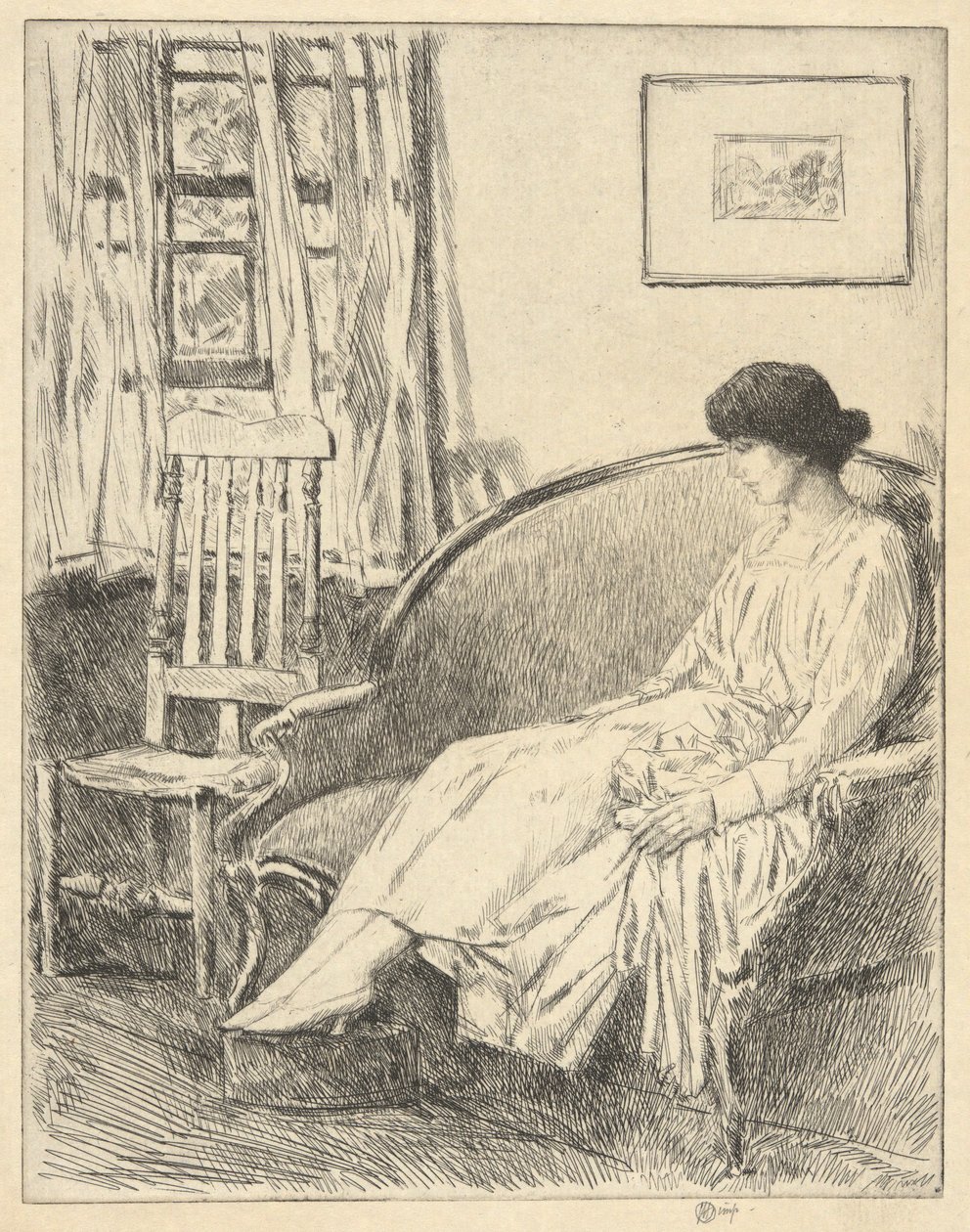 Öppet fönster av Childe Hassam